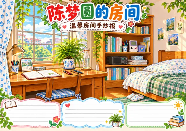 彩色空白版预览